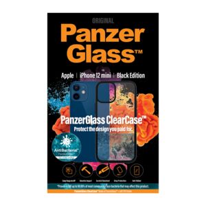 PanzerGlass Back Cover for Apple iPhone 12 Mini Clear and Black PanzerGlass Back Cover for Apple iPhone 12 Mini Clear and Black